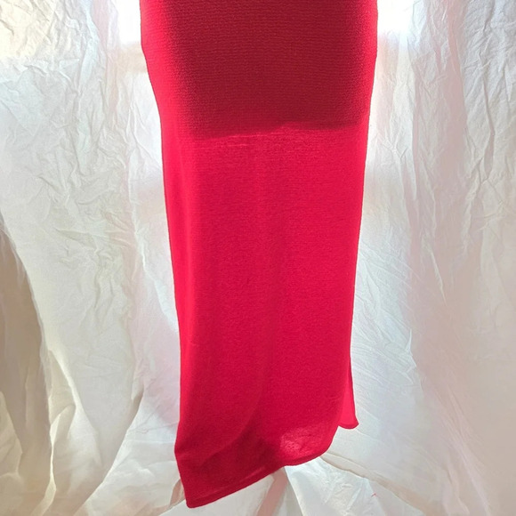 Red Grunge Ripped Stocking Dress NWT - Picture 6 of 11